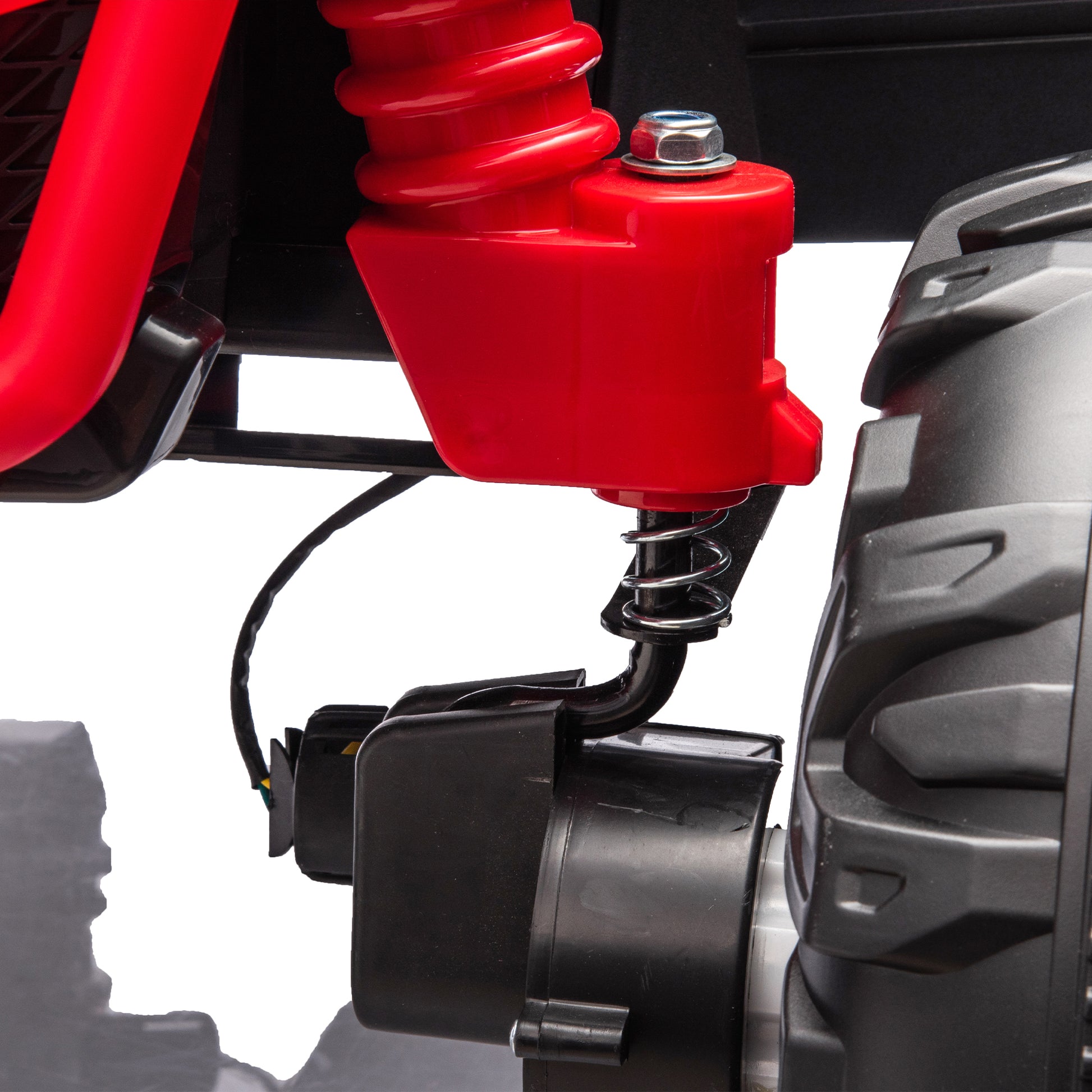 24V Ride On Xxl Utv Car For Kid,2Seater With Two Safety Belts, Side By Side 4X4 Ride On Off Road Truck With Parent Remote Control, Battery Powered Electric Car W High Low Speed, Two Safety Belts. Red Polyethylene