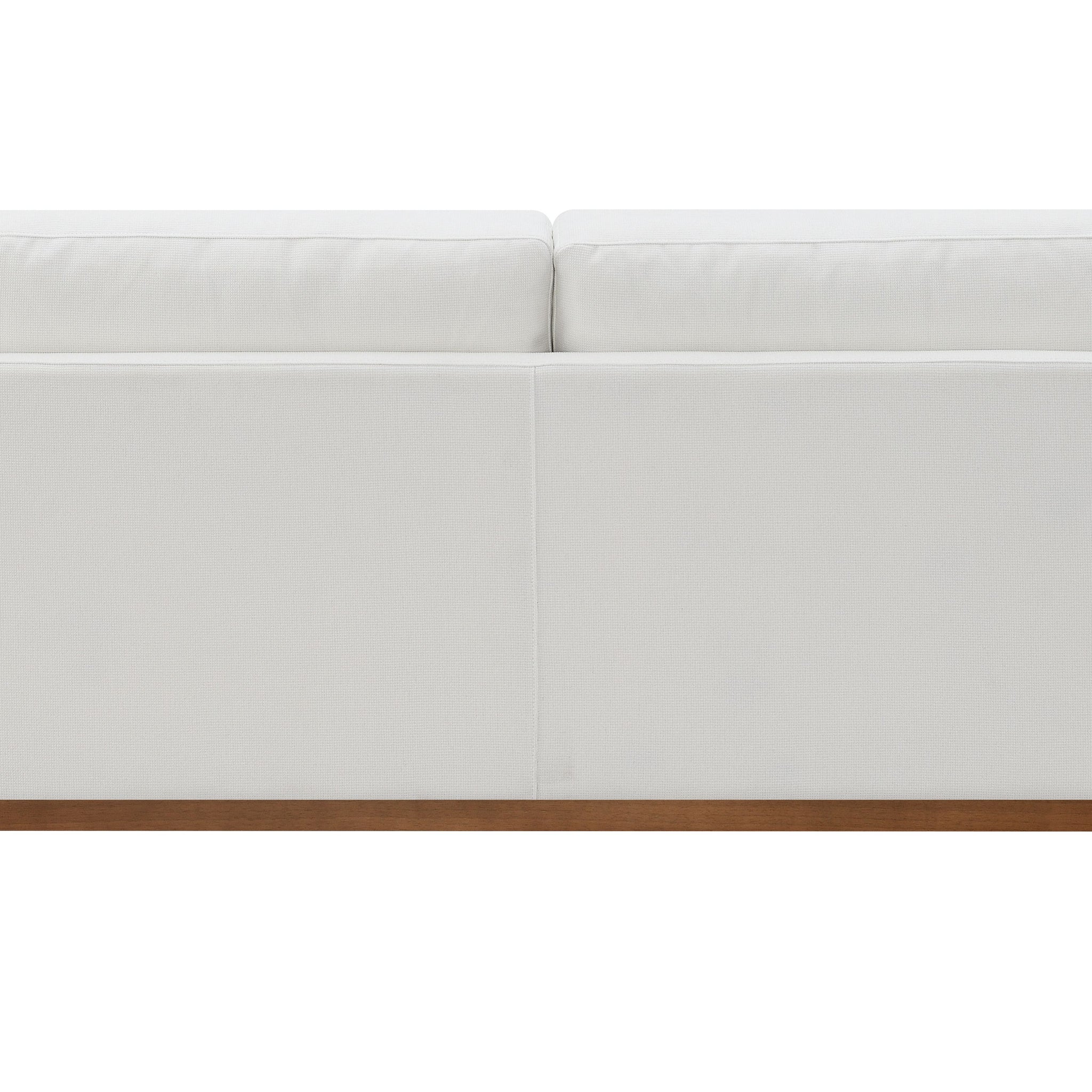 Valiant Sectional Sofa W 4 Pillows, Ivory Chenille Lv01881 Ivory Chenille