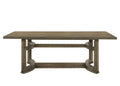 Parfield Dining Table, Weathered Oak Finish Dn01807 Oak Wood