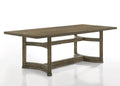 Parfield Dining Table, Weathered Oak Finish Dn01807 Oak Wood