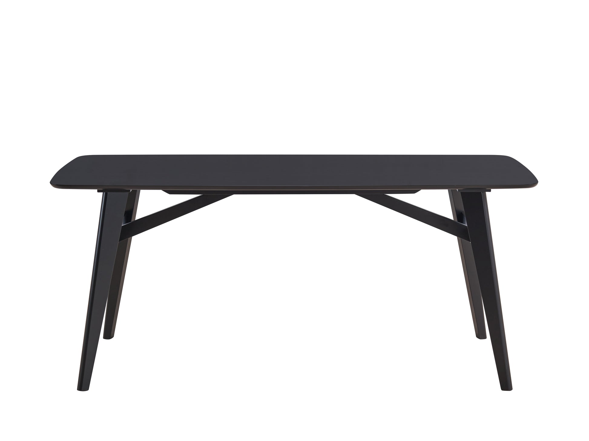 Eliora Dining Table, Black Finish Dn02366 Black Wood