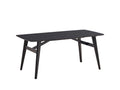 Eliora Dining Table, Black Finish Dn02366 Black Wood