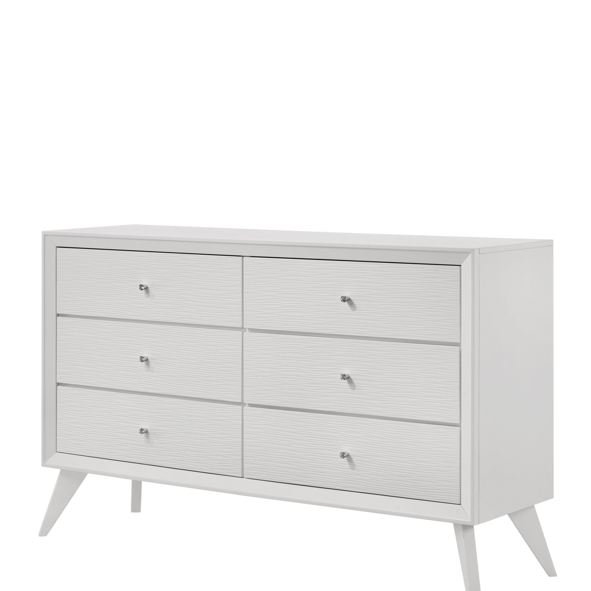 Cerys Dresser White Finish Bd01561 White Mdf