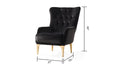Lust Modern Style Chair In Black Black Modern Upholstered Wood