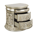 Sorina Nightstand Antique Gold Finish Bd01242 Gold Mdf