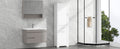 Tall Bathroom Storage Cabinet, Freestanding Storage Cabinet With Two Different Size Drawers And Adjustable Shelf, Mdf Board With Painted Finish, White Old Sku:Wf312730Aak White Mdf