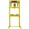 20 Ton Bottle Jack Shop Press, Bend, Straighten, Or Press Parts, Install Bearings, U Joints, Bushings, Ball Joints, And Pulleys,Yellow Yellow Steel
