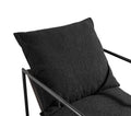 Accent Chair For Living Room Black Espresso Primary Living Space Modern Fiber Foam And Polyester Fiber Pad Fabric