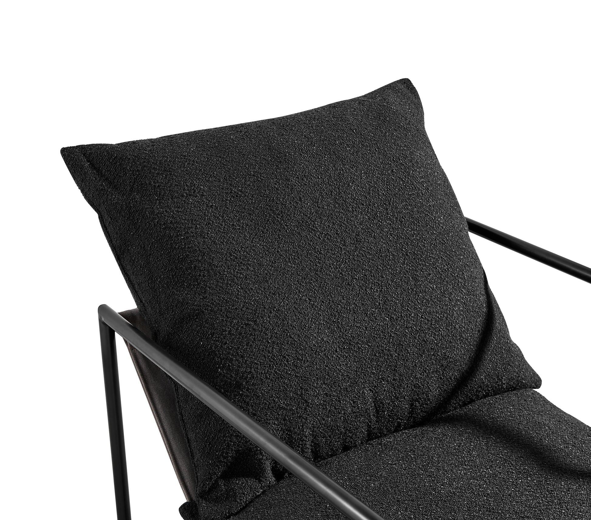 Accent Chair For Living Room Black Espresso Primary Living Space Modern Fiber Foam And Polyester Fiber Pad Fabric