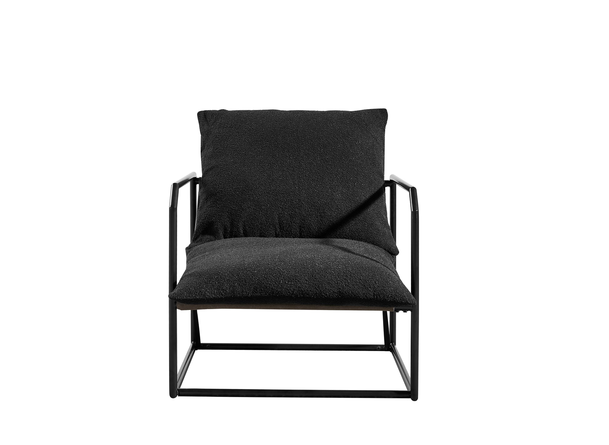 Accent Chair For Living Room Black Espresso Primary Living Space Modern Fiber Foam And Polyester Fiber Pad Fabric