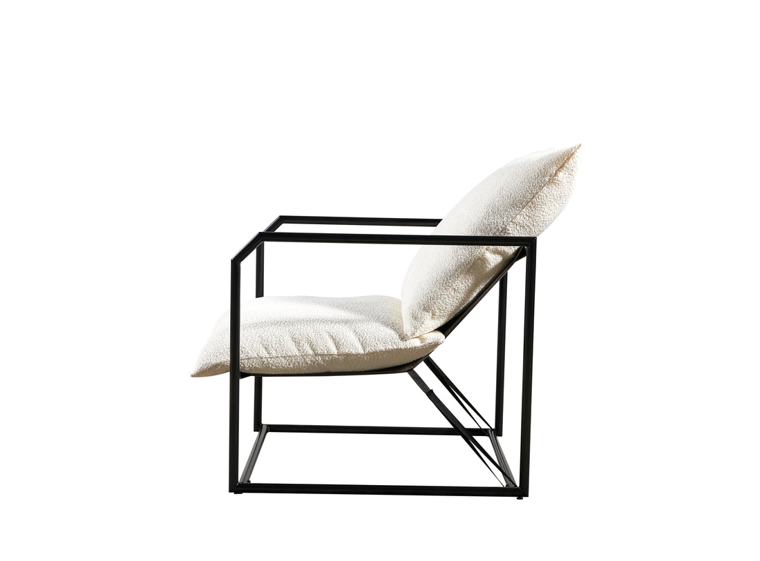 Accent Chair For Living Room White Espresso Primary Living Space Foam Fabric