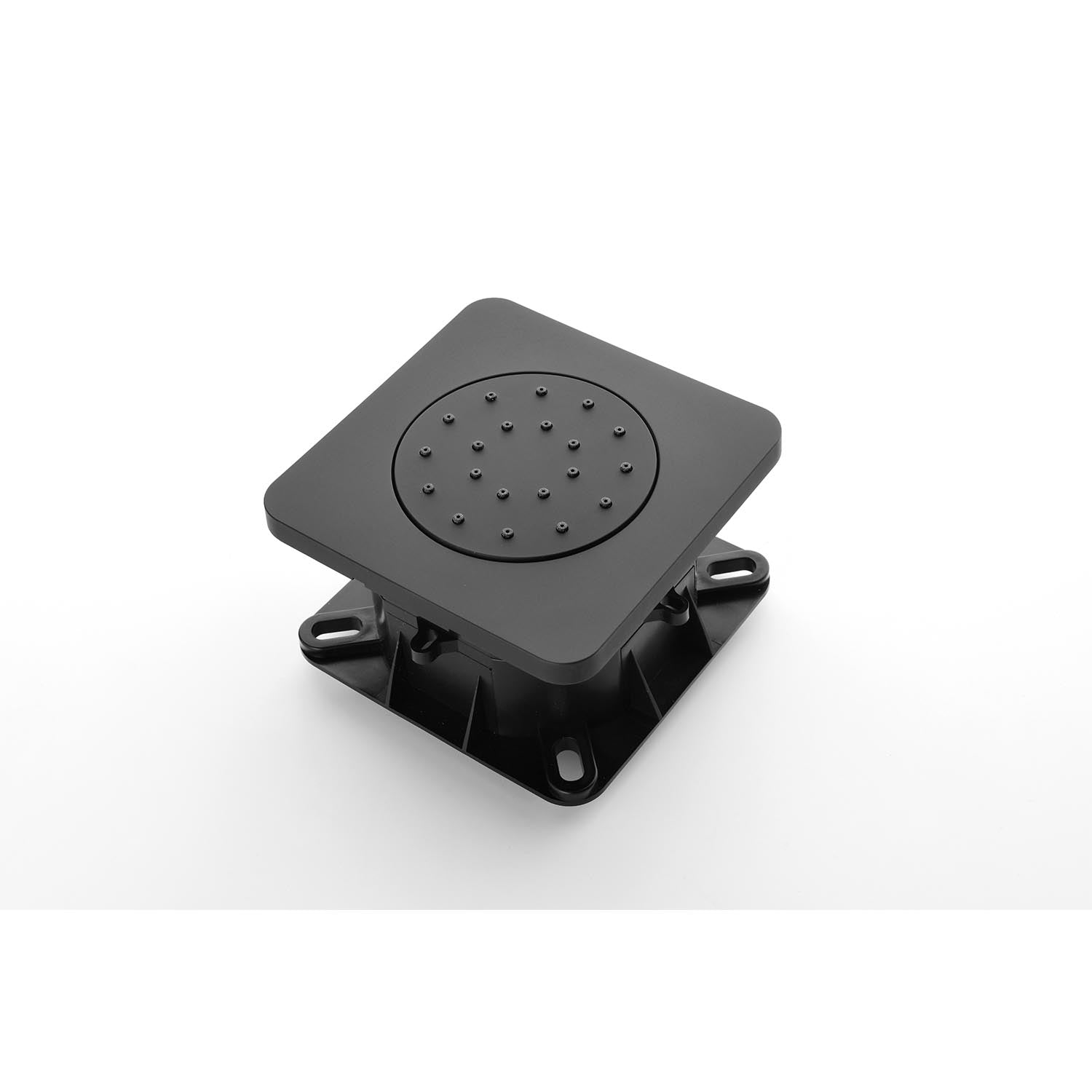 Shower System With Shower Head, Hand Shower, Slide Bar, Bodysprays, Shower Arm, Hose, Valve Trim, And Lever Handles Matte Black Wall Mounted Bathroom Brass