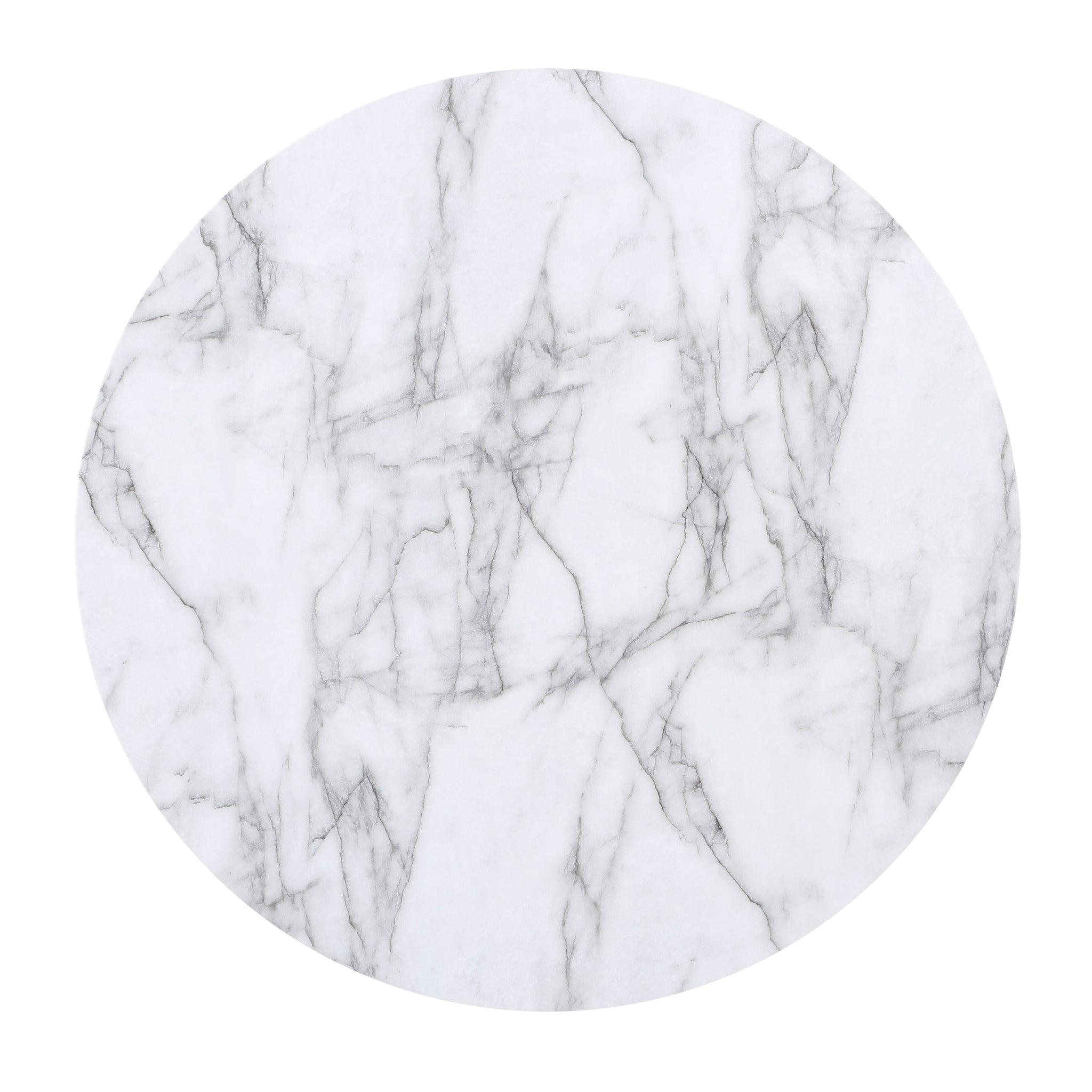 Kusa 5Pc Pack Dining Set, Engineering Stone Top & Black Finish Dn02014 Black Marble