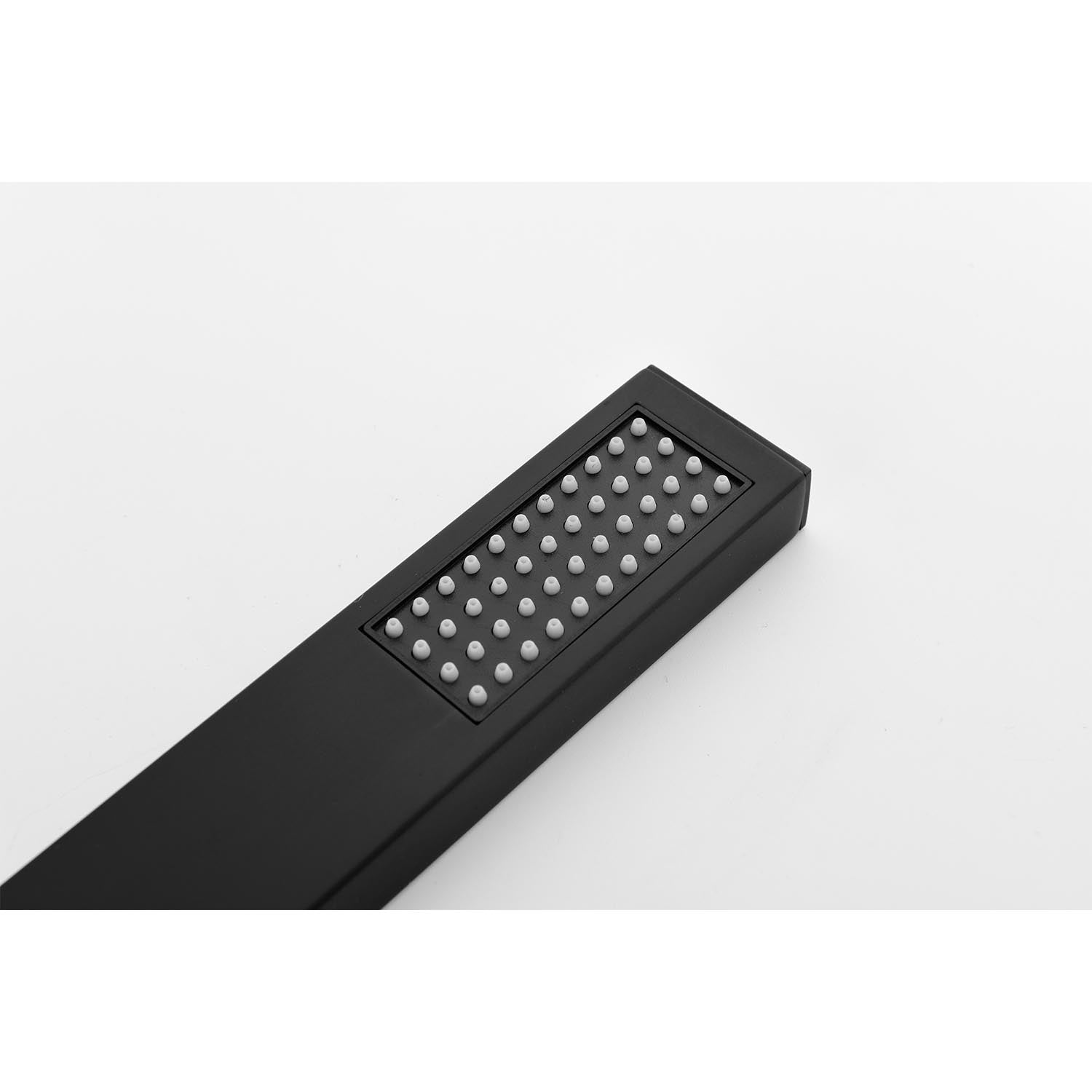 Wall Mounted Waterfall Rain Shower System Matte Black Brass