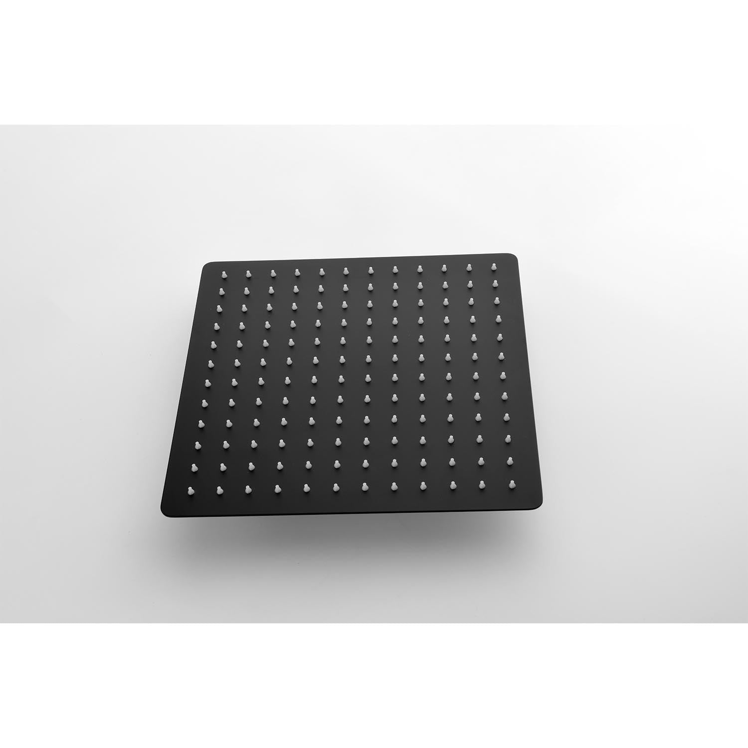 Shower System With Shower Head, Hand Shower, Slide Bar, Bodysprays, Shower Arm, Hose, Valve Trim, And Lever Handles Matte Black Wall Mounted Bathroom Brass