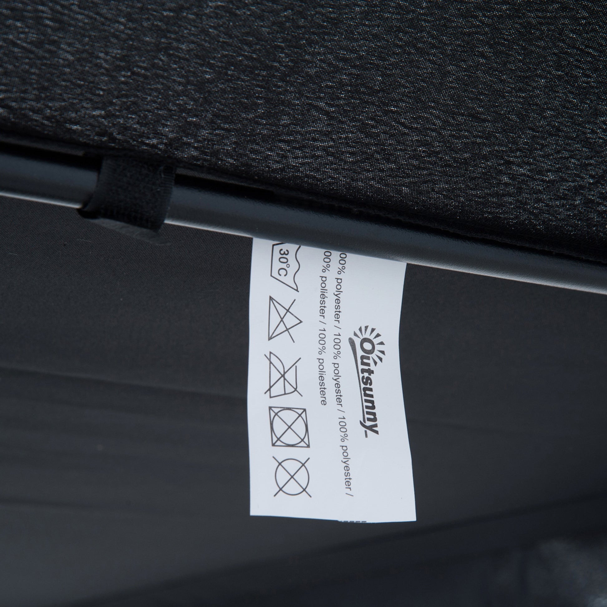 3 Seat Outdoor Patio Swing Chair With Removable Cushion, Steel Frame Stand And Adjustable Tilt Canopy For Patio, Garden, Poolside, Balcony, Backyard, Black Black Steel