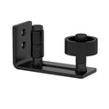 6.6Ft Heavy Duty Sturdy Sliding Barn Door Hardware Adjustable Floor Guide Wall Mount Roller Pull Handle, J Shape Hangers, Smoothly And Quietly, Easy To Install, Fit 24