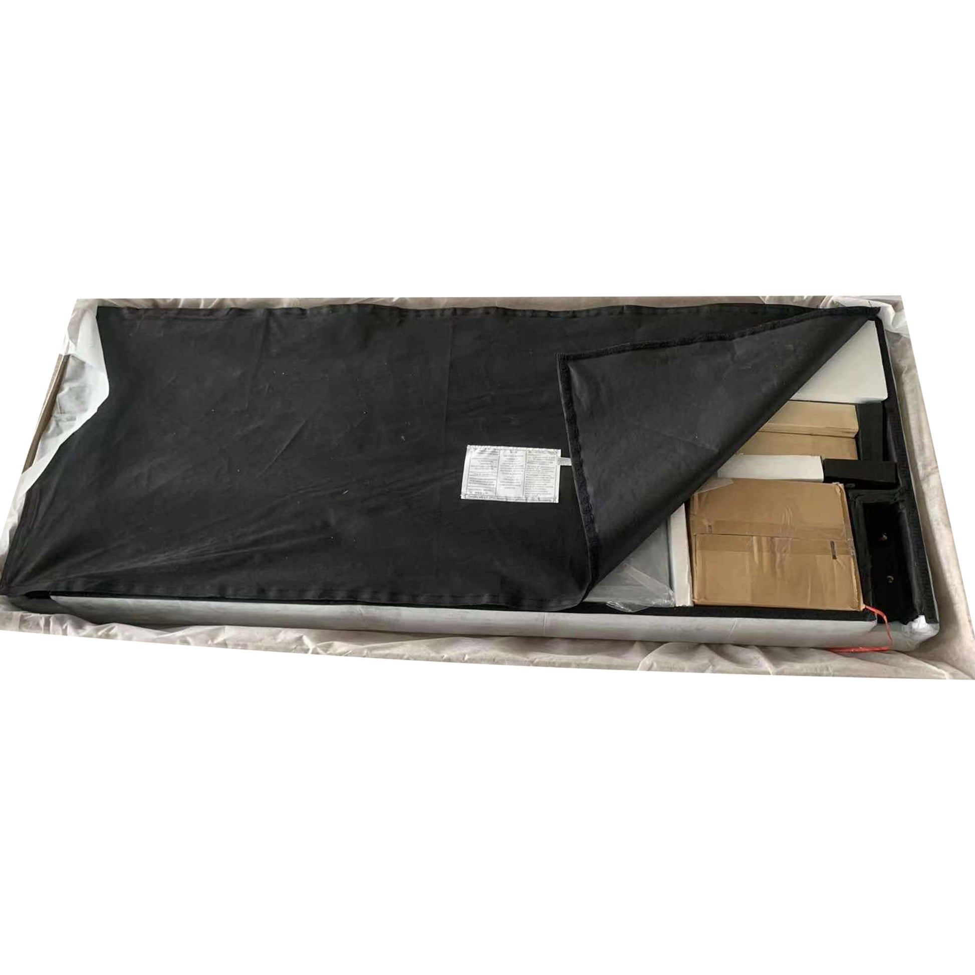 Queen Size Upholstered Platform Bed Frame With Pull Point Tufted Headboard, Strong Wood Slat Support, Mattress Foundation, No Box Spring Needed, Easy Assembly, Gray Gray Velvet