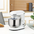 Stand Mixer With 6 1P Speed, 600W Tilt Head Kitchen Electric Mixer With 6 Qt Stainless Steel Mixing Bowl, Beater, Dough Hook And Splash Guard For Baking Bread, Cakes, And Cookies, Silver Silver Abs