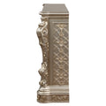 Danae Fireplace Antique Silver & Gold Finish Ac01618 Gold Mdf