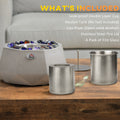 Concrete Tabletop Fireplace, 9