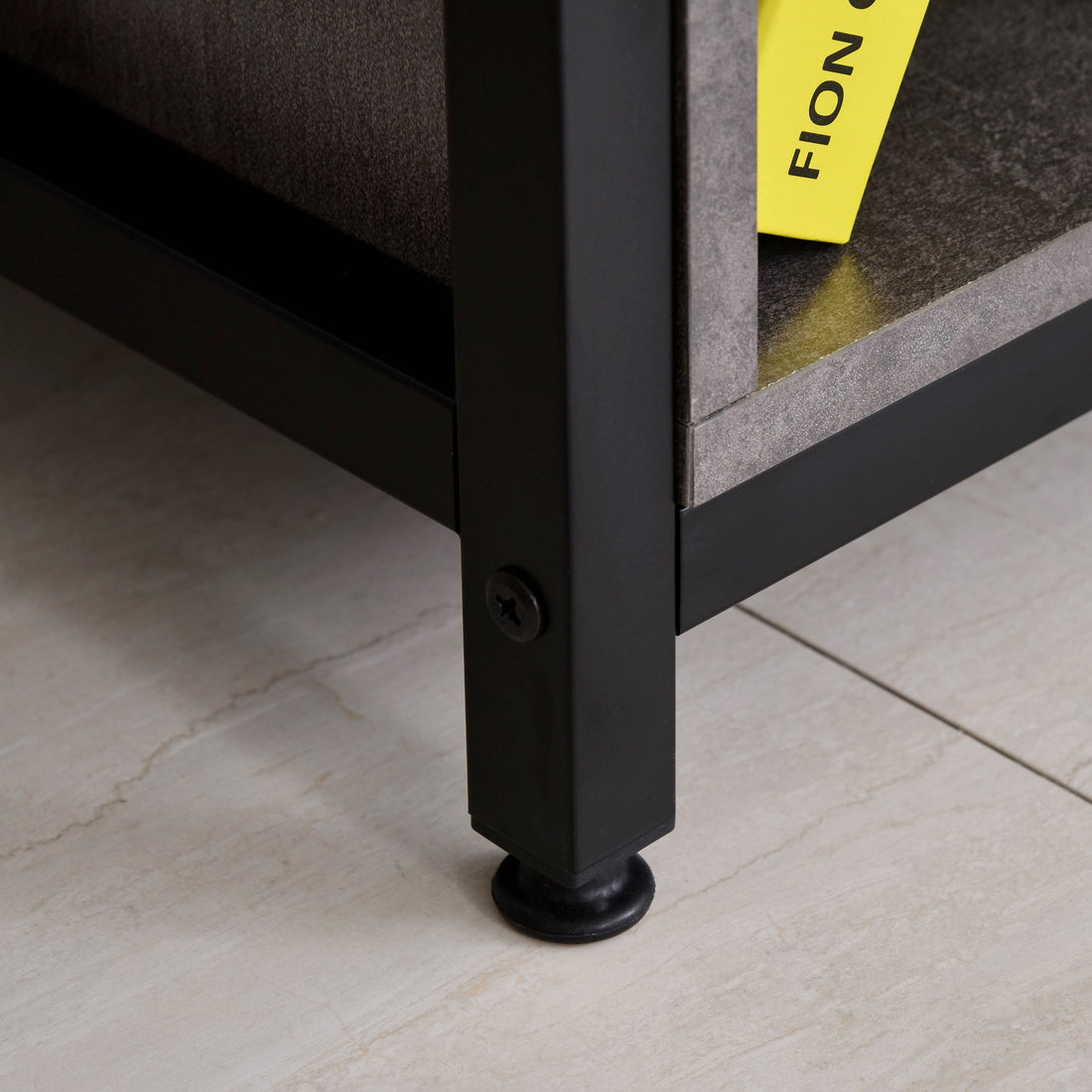 68 Inch Office Table Computer Desk Workstation Bookshelf With Cpu Stand, Spacious Storage Shelves & Chic Modern Woodgrain Design, Grey Grey Engineered Wood