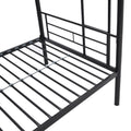 Metal Bunk Bed Black Black Metal