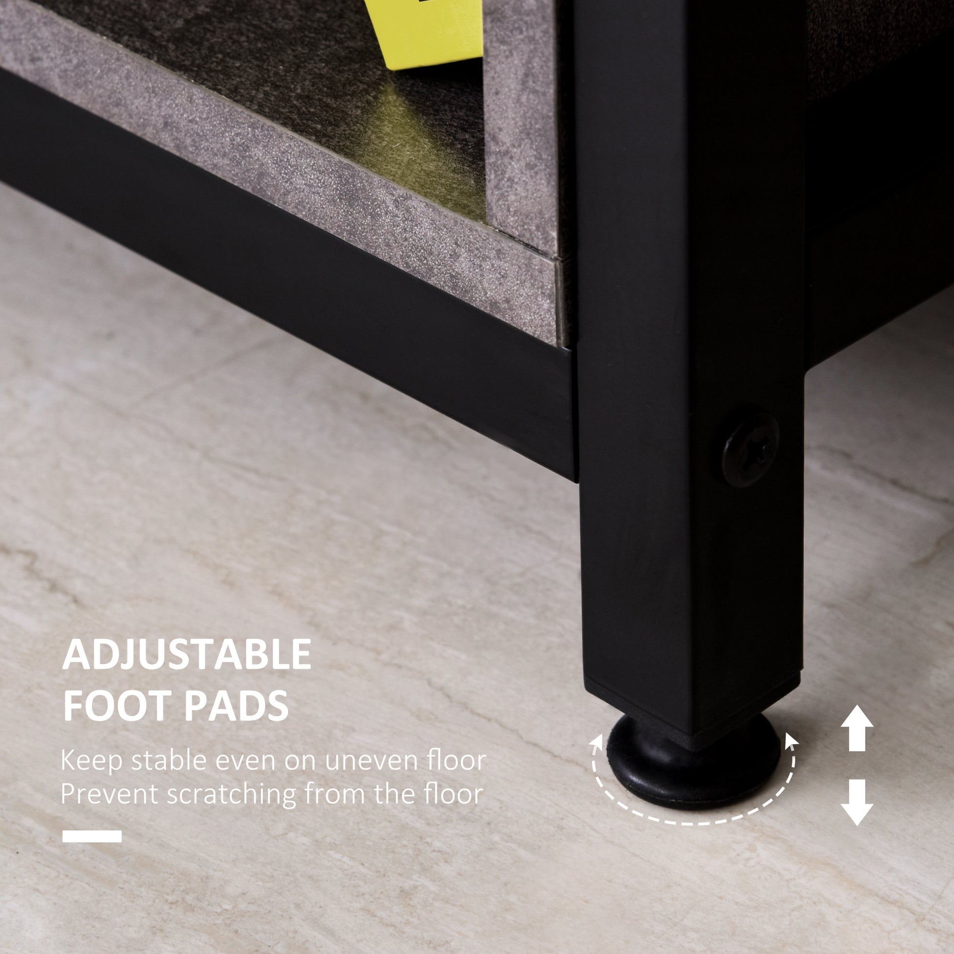 68 Inch Office Table Computer Desk Workstation Bookshelf With Cpu Stand, Spacious Storage Shelves & Chic Modern Woodgrain Design, Grey Grey Engineered Wood