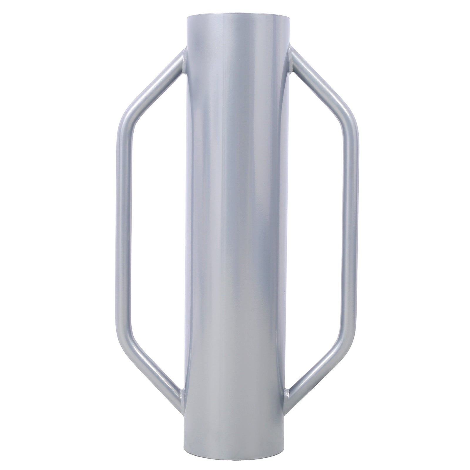 Iron Fence Post Driver, 30Lb Metal Fence Post Driver With Handle, Heavy Duty T Post Pounder Rammer For Installing Fence Post Grey Steel