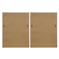 Figural 2 Piece Framed Canvas Wall Art Set Black Wood