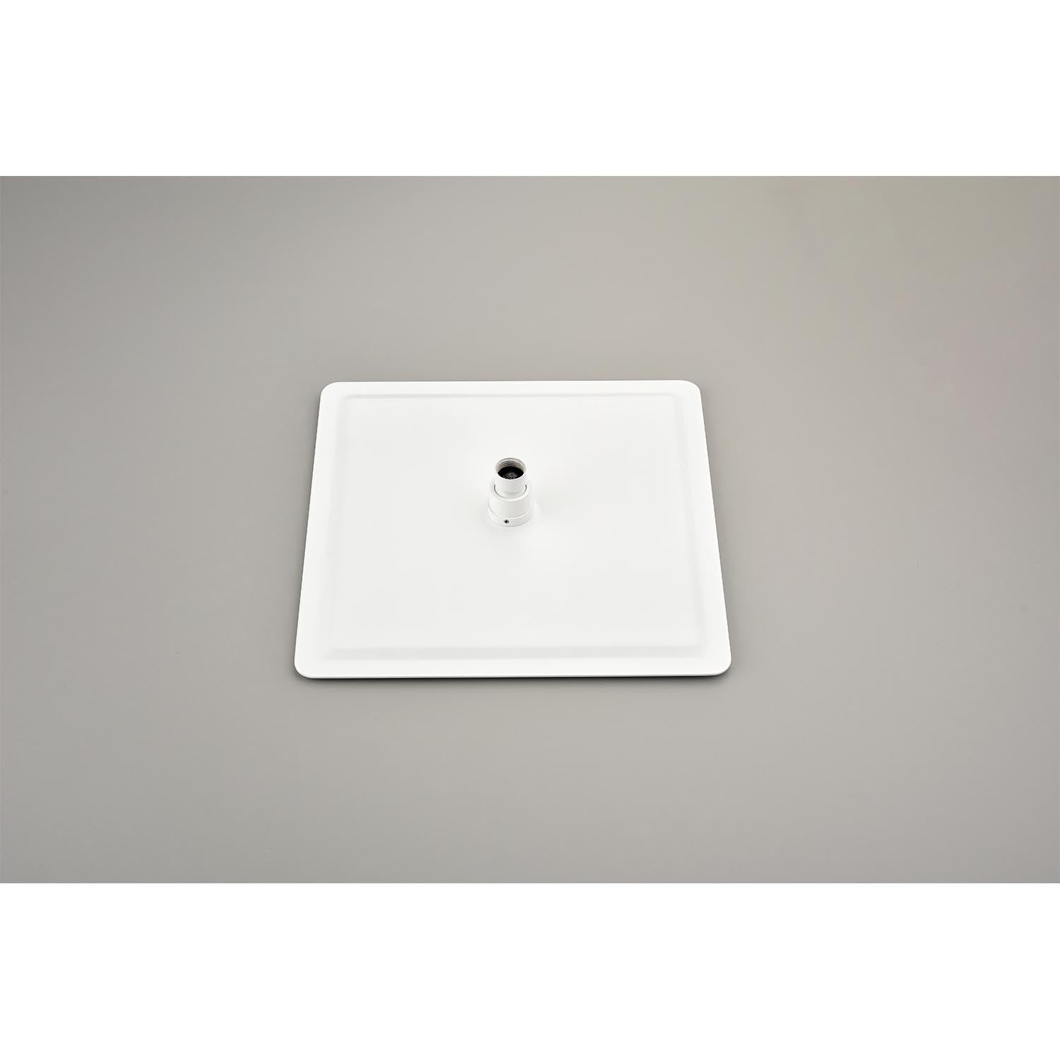 16" Shower Head System Ceiling Mounted Shower One White Wall Mounted Bathroom Brass