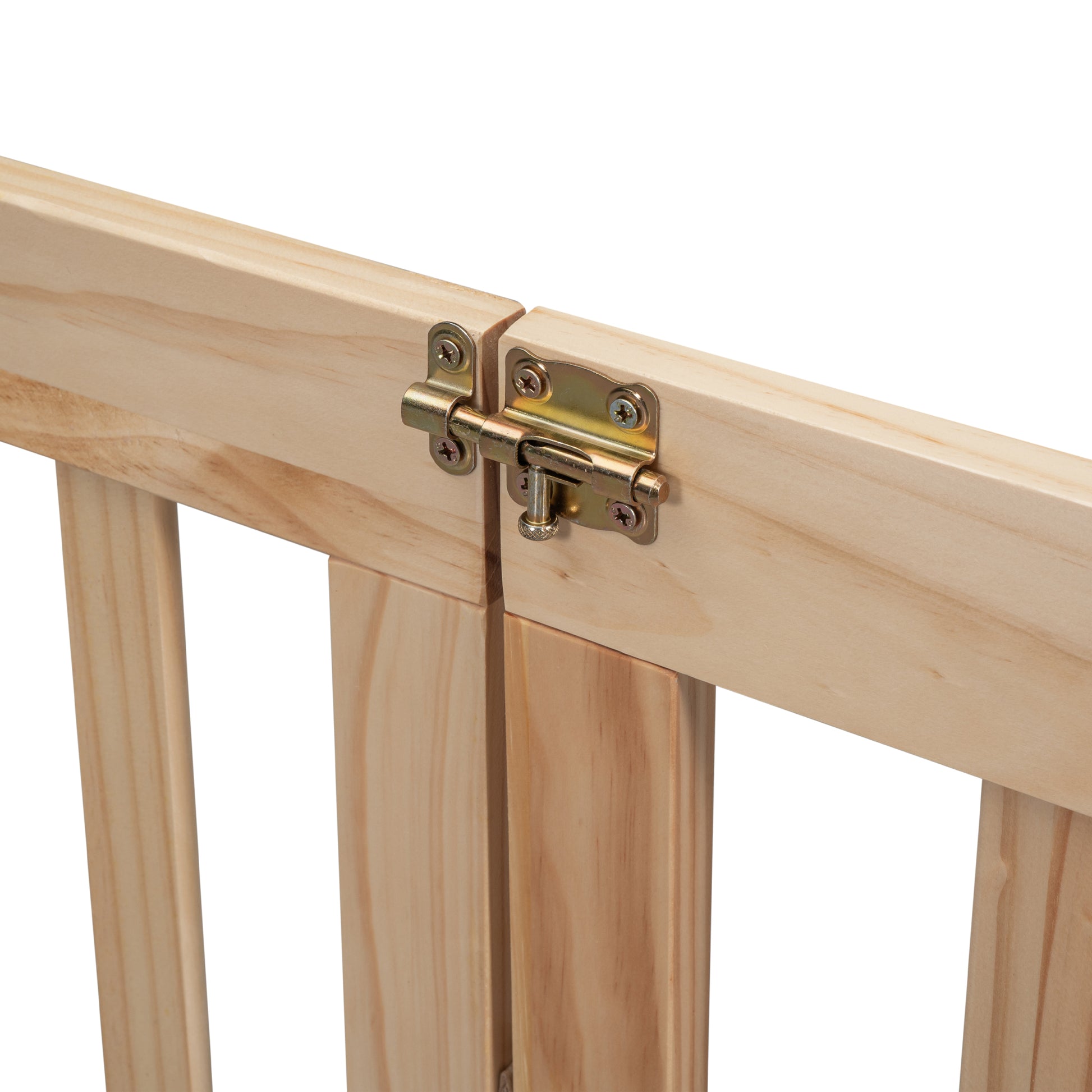 Full House Shaped Headboard Floor Bed With Fence,Natural Full Natural Wood Bedroom American Design Pine Bed Frame Pine