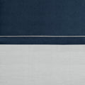Invertible Curtain Panel Only 1 Pc Panel Navy Silver Polyester