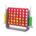 Giant 4 In A Row Game Set, Outdoor And Indoor Game For Adults And Kids, Intelligent Toy,Red And Gray Red Polypropylene