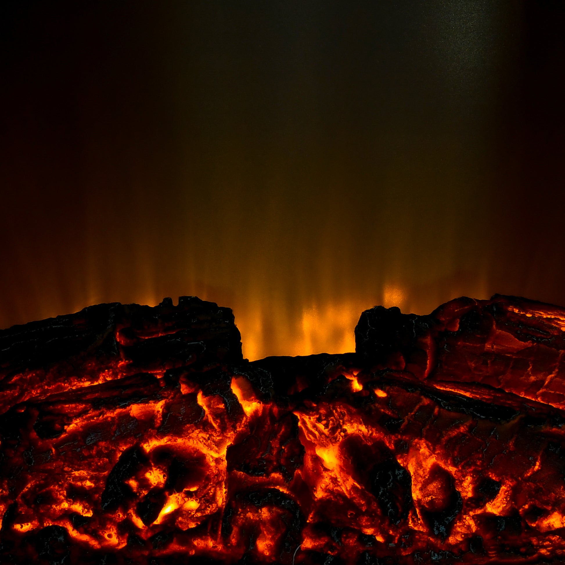 22" Electric Fireplace Stove, Freestanding Electric Fire Place Heater With Realistic Led Flame, Adjustable Temperature, 1500W, White White Polypropylene