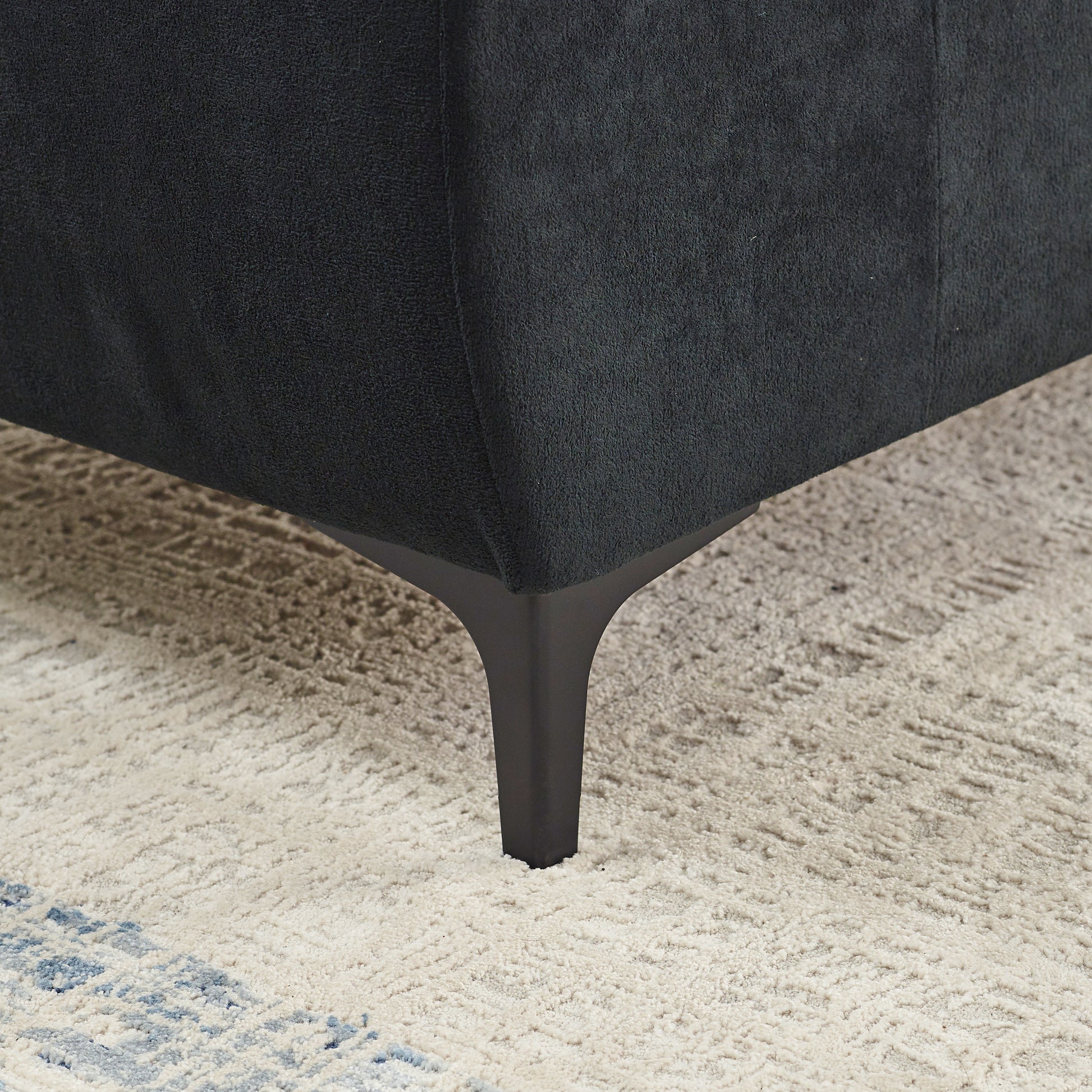 Video Mh" 88.5 Modern Sailboat Sofa Dutch Velvet 3 Seater Sofa With Two Pillows For Small Spaces In Living Rooms, Apartments Black Wood Primary Living Space Pine Foam Fabric 3 Seat