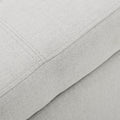 Storage Ottoman Light Grey Fabric