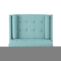 Club Chair Blue Fabric