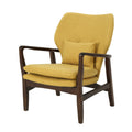 Club Chair Mustard Fabric