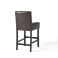 Zuma Kd Counter Stool Brown Leather
