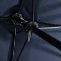 14.8 Ft Double Sided Outdoor Umbrella Rectangular Large With Crank Navy Blue No Navy Blue Garden & Outdoor Steel