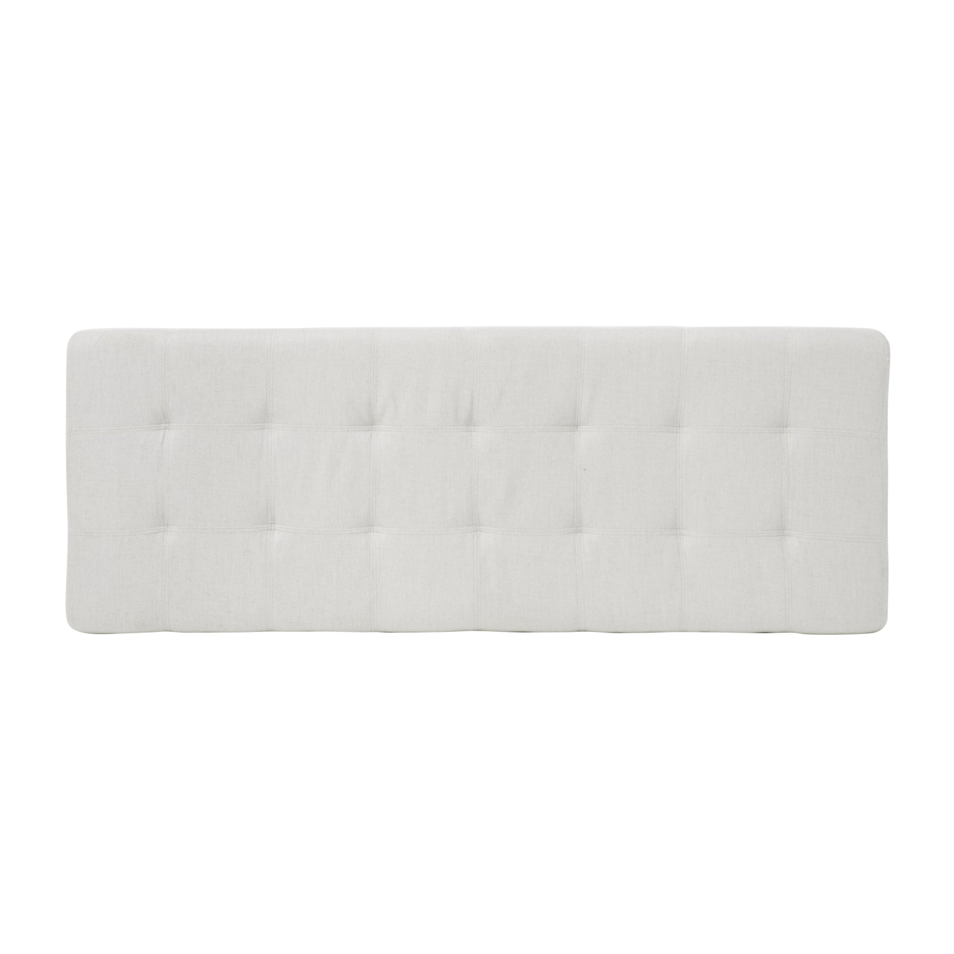 Storage Ottoman Light Grey Fabric