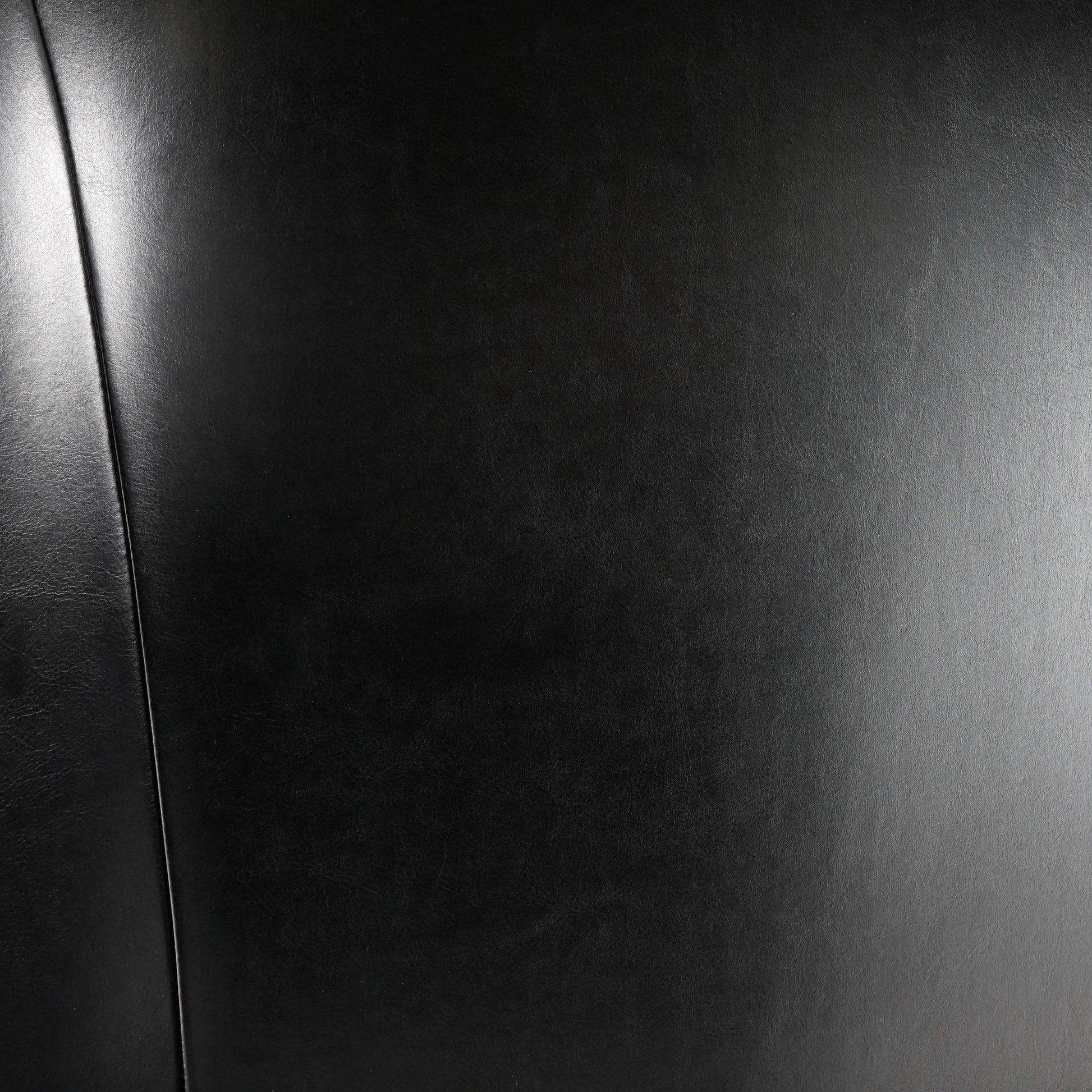 Canterbury Hi Back Wing Chair Black Leather