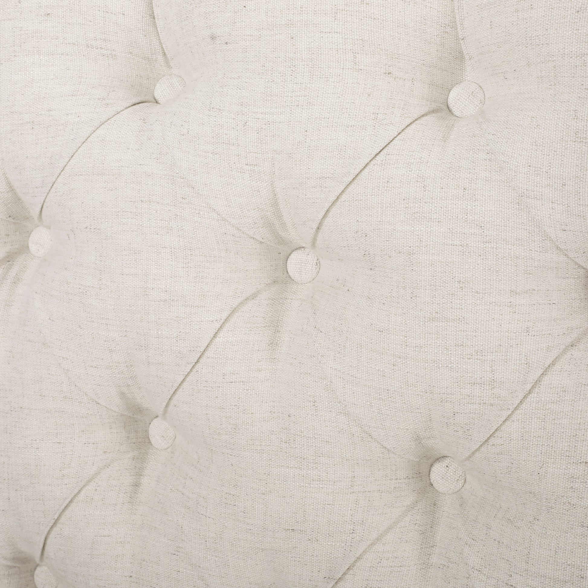 Lidia Wing Headboard Beige Fabric