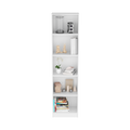 Bookcase Xs Benzoni, Office, White White Particle Board Engineered Wood