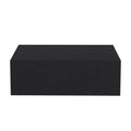 Nightstand Isola, Bedroom, Black Black Particle Board Engineered Wood