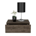 Nightstand Isola, Bedroom, Dark Brown Dark Brown Particle Board Engineered Wood