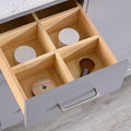 Bathroom Vanity Base Cabinet Only, Single Bath Vanity In Gray, Bathroom Storage With Soft Close Doors And Drawers Gray Plywood