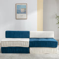 Folding Sofa Bed, Futon Sleeper Chair, Convertible Chair Floor Couch & Sleeping Mattress For Living Room, Guest Room, Home Office, Apartment, Small Space, Bed, Removable Back Cushion, Blue, 1 Seat Blue Chenille Primary Living Space Pillow Back Soft