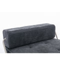 Folding Sofa Bed, Futon Sleeper Chair, Convertible Chair Floor Couch & Sleeping Mattress For Living Room, Guest Room, Home Office, Apartment, Small Space, Bed, Removable Back Cushion, Grey, 1 Seat Grey Chenille Primary Living Space Pillow Back Soft
